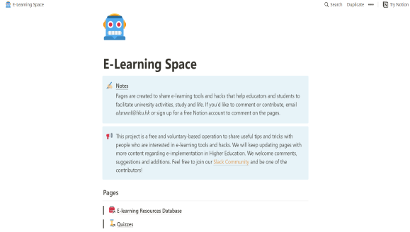 E-Learning Space